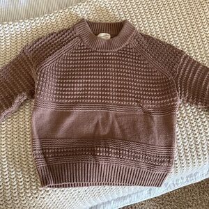 Knit chunky sweater